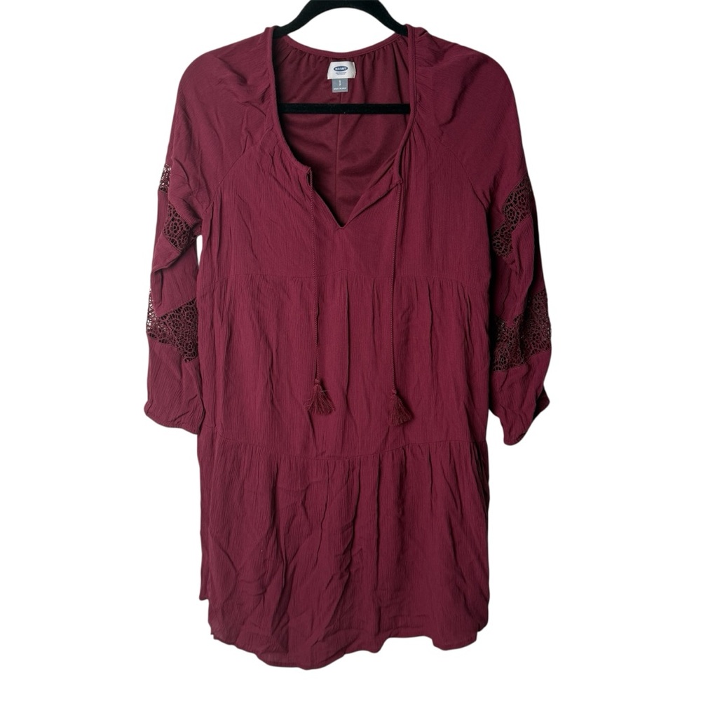 Old Navy dress burgundy